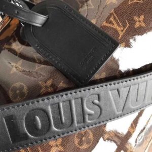 Louis Vuitton Replica Men’s Keepall Bandouliere 50 Travel Bag M43899 Monogram Glaze Canvas 2018