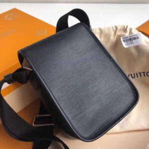 Louis Vuitton Replica Men's Messenger Bag in Epi Leather M53495 Black 2017