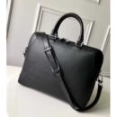 Louis Vuitton Replica Men's Oliver Briefcase in Epi Leather M51689 Black 2018