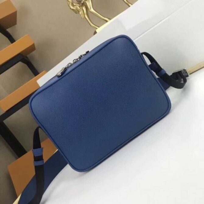 Louis Vuitton Replica Men's Outdoor Messenger Shoulder Bag M33435 Blue 2018
