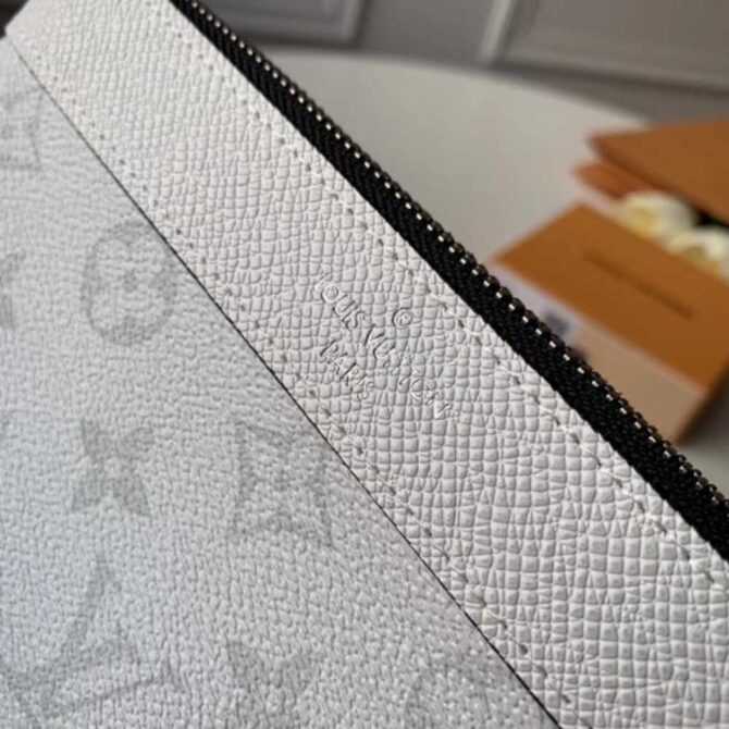 Louis Vuitton Replica Monogram Antarctica Canvas Discovery Pochette Bag M30279 White 2019