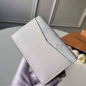 Louis Vuitton Replica Monogram Antarctica Canvas Pocket Organiser Wallet M30315 White 2019