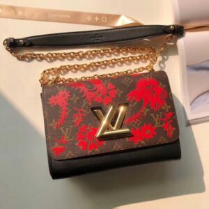 Louis Vuitton Replica Monogram Blossom Red Twist MM Bag M43639 2018