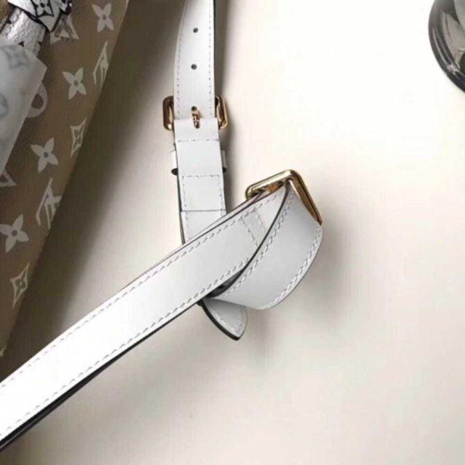 Louis Vuitton Replica Monogram Canvas Bumbag M44611 Kaki/White/Apricot 2019