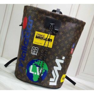Louis Vuitton Replica Monogram Canvas Chalk Backpack Bag M44615 Marron 2019