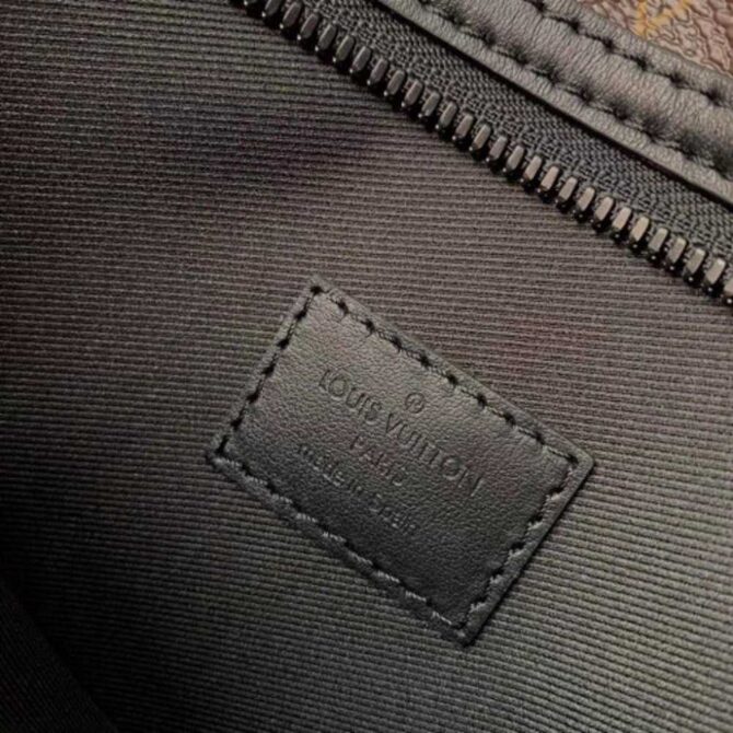 Louis Vuitton Replica Monogram Canvas Chalk Double Flat Messenger Bag M44641 Marron 2019