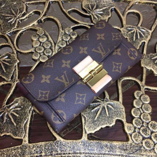 Louis Vuitton Replica Monogram Canvas Elysee Wallet M60413 chocolate