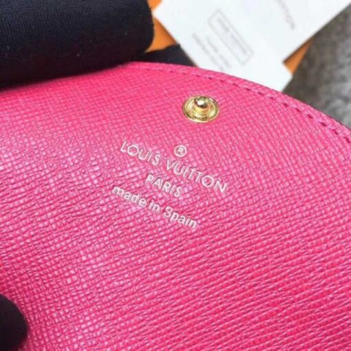 Louis Vuitton Replica Monogram Canvas Envelop Rosalie Coin Purse M62361 Hot Pink