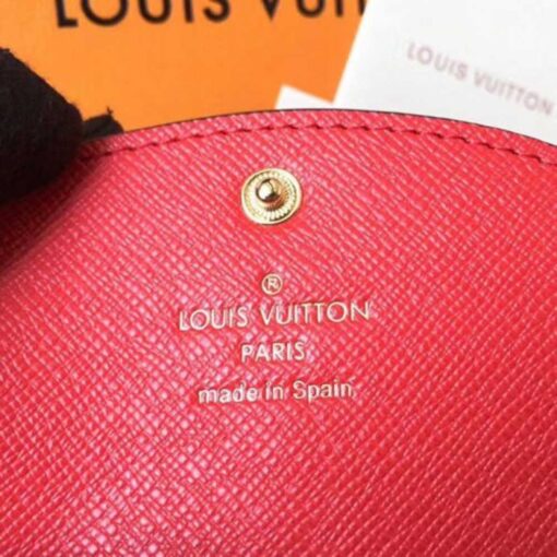 Louis Vuitton Replica Monogram Canvas Envelop Rosalie Coin Purse M62361 Red