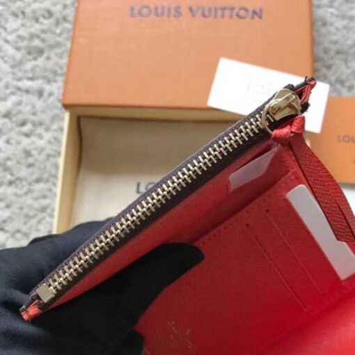 Louis Vuitton Replica Monogram Canvas Envelop Victorine Wallet M41938 Red