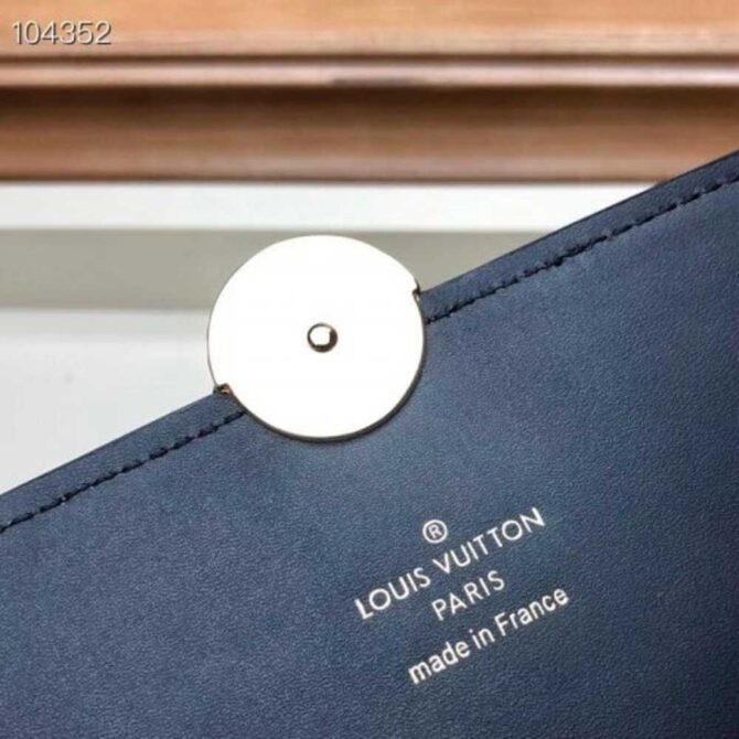 Louis Vuitton Replica Monogram Canvas Flore Chain Wallet Black 2019