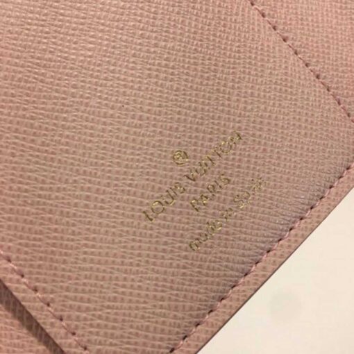 Louis Vuitton Replica Monogram Canvas Flower Stud Trim Victorine Wallet M41937 05 2017