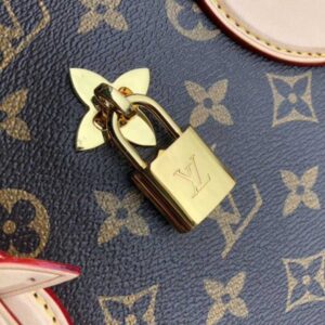 Louis Vuitton Replica Monogram Canvas Flower Zipped Tote BB Bag M44359 Beige 2019
