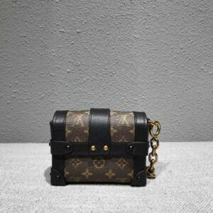 Louis Vuitton Replica Monogram Canvas Mini Malle Chain Bag 2018