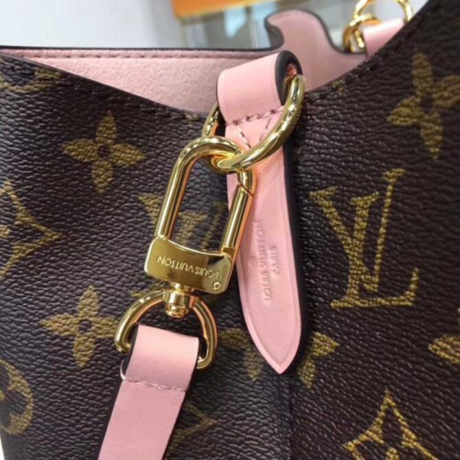 Louis Vuitton Replica Monogram Canvas NeoNoe Bag M44022 Pink 2018