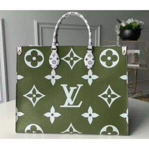Louis Vuitton Replica Monogram Canvas Onthego Tote Bag M44571 Kaki 2019