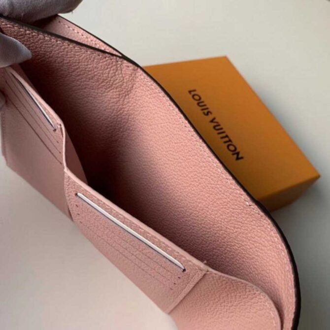Louis Vuitton Replica Monogram Canvas Pallas Compact Wallet Pink 2019