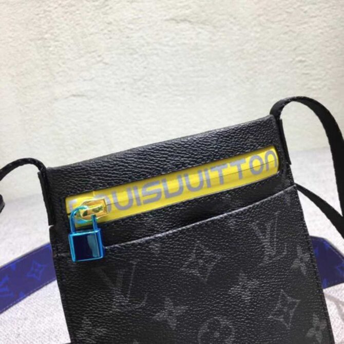 Louis Vuitton Replica Monogram Canvas Phone Bag Noir 2018