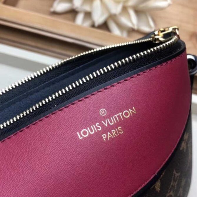 Louis Vuitton Replica Monogram Canvas Pochette Tuileries Bag M63936 Bordeaux 2019