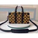 Louis Vuitton Replica Monogram Canvas Rectangle Runway Bag M44483 Yellow Logo 2019