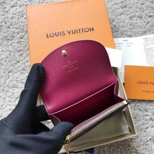 Louis Vuitton Replica Monogram Canvas Rosalie Coin Purse M62361 Fuchsia