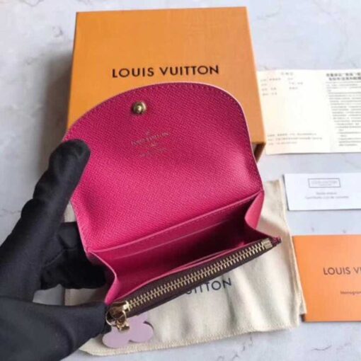 Louis Vuitton Replica Monogram Canvas Rosalie Coin Purse M62361 Pink