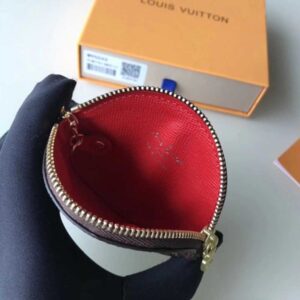 Louis Vuitton Replica Monogram Canvas Round Coin Purse Cherry 2018