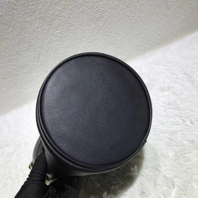 Louis Vuitton Replica Monogram Canvas Shoulder Bucket Bag Black 2018