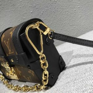 Louis Vuitton Replica Monogram Canvas Small Malle Chain Bag 2018