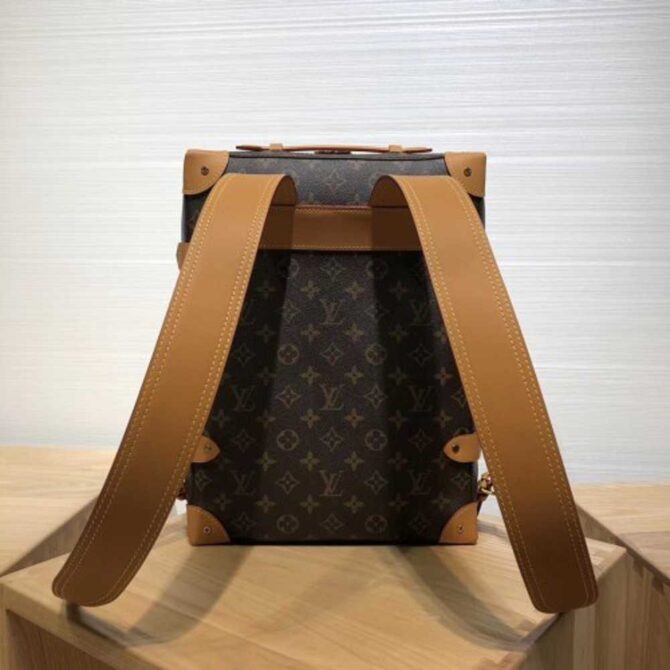 Louis Vuitton Replica Monogram Canvas Soft Trunk Backpack PM Bag M44752 2019