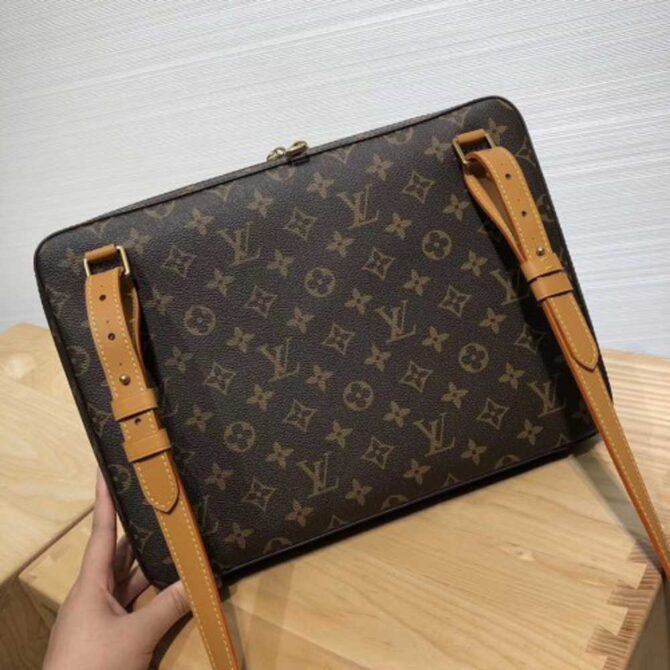 Louis Vuitton Replica Monogram Canvas Soft Trunk Messenger MM Bag M44754 2019