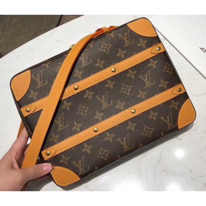 Louis Vuitton Replica Monogram Canvas Soft Trunk Messenger PM Bag M68494 2019