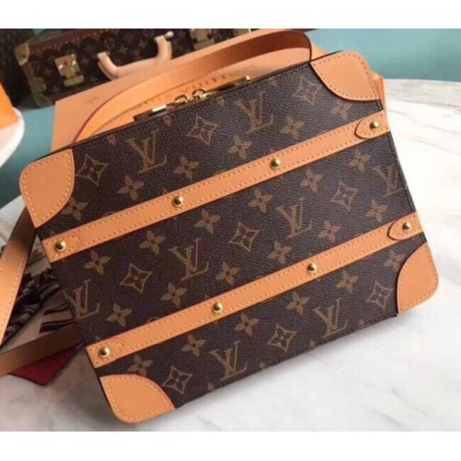 Louis Vuitton Replica Monogram Canvas Trunks Shoulder Bag M44357 2019