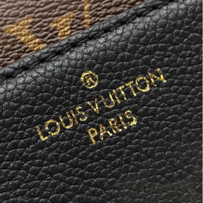 Louis Vuitton Replica Monogram Canvas With Colorful Calfskin Victoire Shoulder Bag M41730 Noir