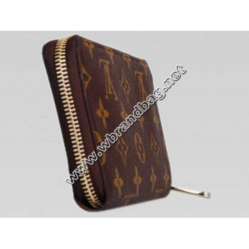 Louis Vuitton Replica Monogram Canvas Zippy Compact Wallet
