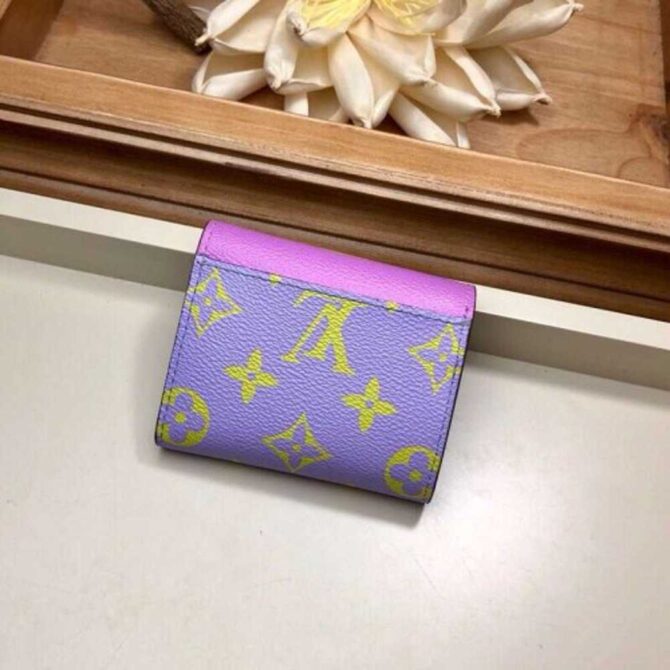 Louis Vuitton Replica Monogram Canvas Zoé Wallet M67670 Pink 2019