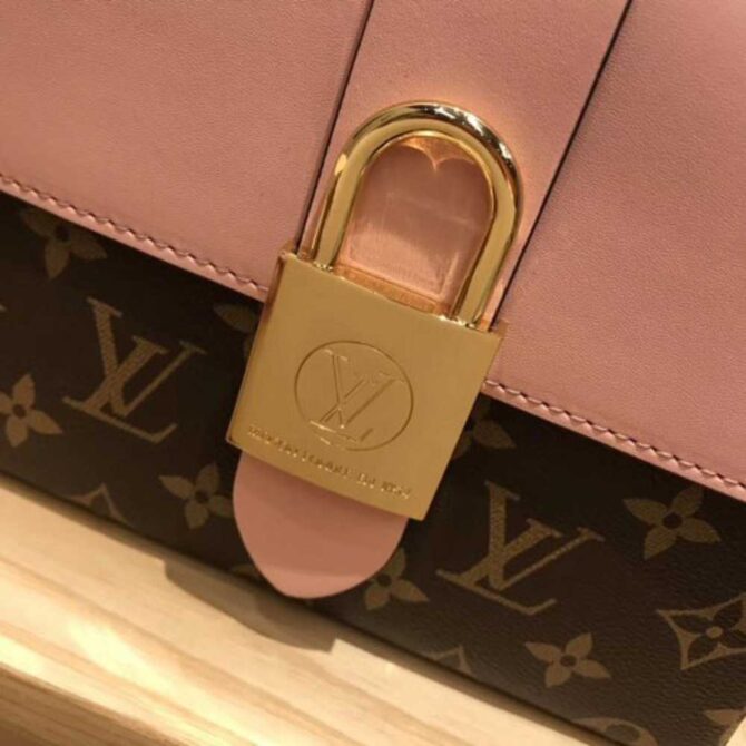 Louis Vuitton Replica Monogram Canvas and Leather Locky BB Bag M44080 Rose Poudre 2019