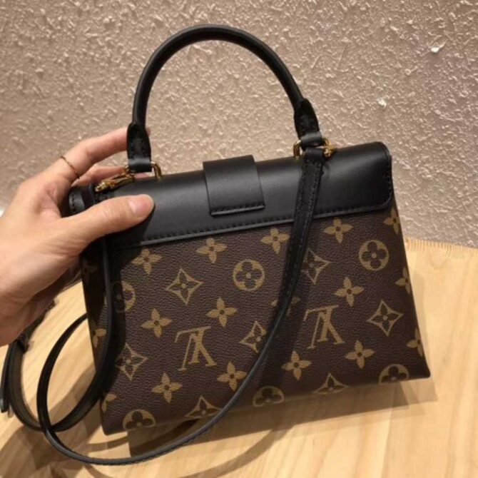 Louis Vuitton Replica Monogram Canvas and Leather Locky BB Bag M44141 Noir 2019