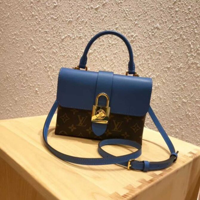 Louis Vuitton Replica Monogram Canvas and Leather Locky BB Bag M44321 Bleu Jean 2019