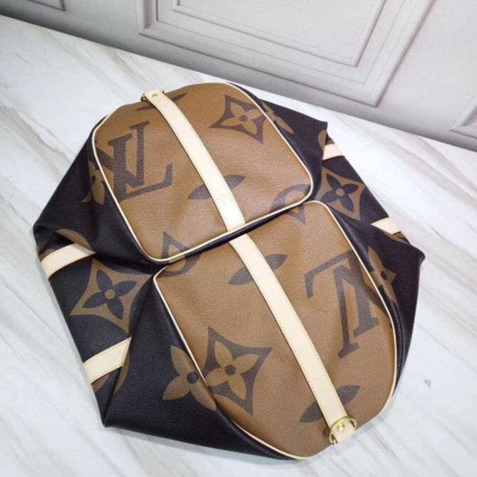 Louis Vuitton Replica Monogram Canvas and Reverse Keepall Bandoulière 50 Bag M41416 2019