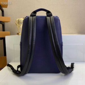 Louis Vuitton Replica Monogram Canvas and Taiga Leather Discovery Backpack PM Bag M30229 Blue 2019