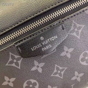 Louis Vuitton Replica Monogram Canvas and Taiga Leather Discovery Backpack PM Bag M30230 Black 2019