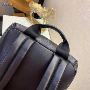 Louis Vuitton Replica Monogram Canvas and Taiga Leather Discovery Backpack PM Bag M30230 Black 2019