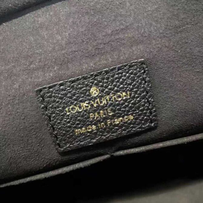 Louis Vuitton Replica Monogram Coated Canvas Popincourt PM M43434  Black 2017