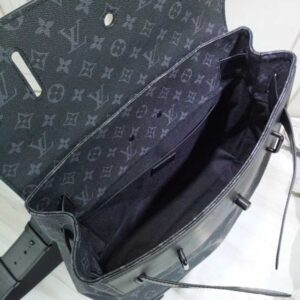 Louis Vuitton Replica Monogram Eclipse Canvas Steamer PM Messenger Bag M44473 2019