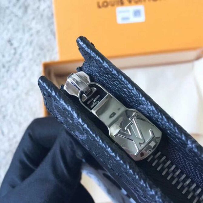 Louis Vuitton Replica Monogram Eclipse Split Pochette Voyage MM Bag M63039 SiLV Replicaer 2018