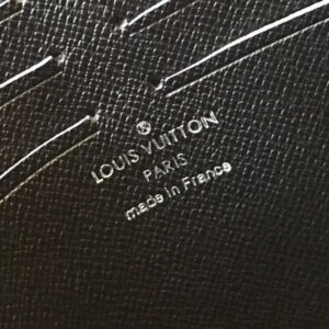 Louis Vuitton Replica Monogram Eclipse Split Pochette Voyage MM Bag M63039 SiLV Replicaer 2018