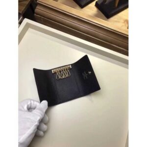 Louis Vuitton Replica Monogram Empreinte 6 Key Holder M64421 Black