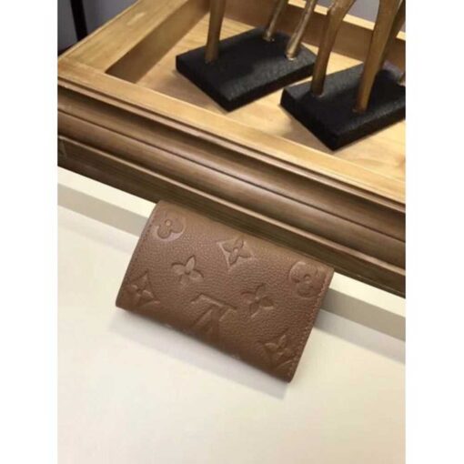 Louis Vuitton Replica Monogram Empreinte 6 Key Holder M64421 Brown