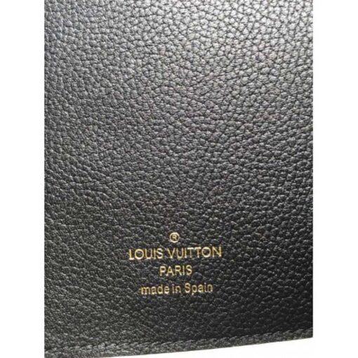 Louis Vuitton Replica Monogram Empreinte Compact Curieuse Wallet Black
